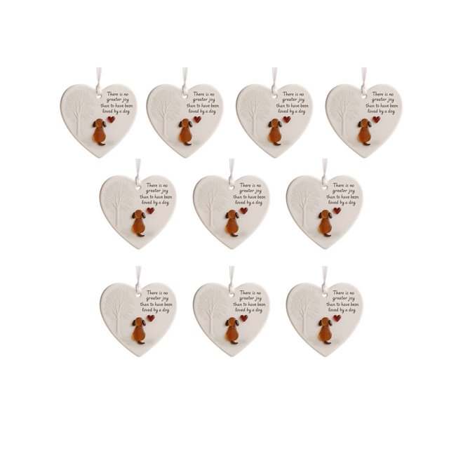 Heart-Shaped Sea Glass Christmas Tree Ornament For Hanging Holiday Decor; Handmade Friendship Keepsake Gift