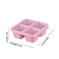 thumbnail image 3 of Wuztai Boîte Bento à 4 Compartiments, Contenants à Lunch Réutilisables Divisés pour Enfants et Adultes, Contenants Empilables pour Préparation de Repas Allant au Micro-Ondes pour l'École, le Travail et les Voyages, 3 of 6