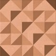 thumbnail image 1 of Ahgly Tapis de Zone Carré Lavable en Machine Jaune Orange, 4 Pieds Carré, 1 of 7