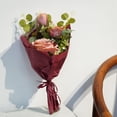 thumbnail image 2 of Lerman Decor Pink rose bouquet, 2 of 5