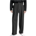 thumbnail image 4 of Weiqiqre Work Pants for Men Suit Pants Personality Design Solid Color Straight Premium Casual Pants Simple Trousers, 4 of 4