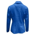 thumbnail image 5 of Grrvtrz Womens One Button Blazer Lightweight Office Work Suit Jacket Stretch Lapel Collar Long Sleeve Jacket with Pockets, 5 of 5