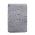 thumbnail image 1 of Thick Striped Memory Foam Bath Rugs, Soft Absorbent Velvet Bathroom Mats, Dots On Underside, Machine Washable Bathmat, Carpet Rug Room D cor For Shower Floor, 1 of 5