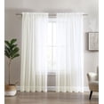 thumbnail image 1 of Sheer Window Panel Curtain- 2 Pack, 1 of 3