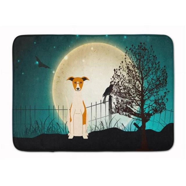 Caroline's Treasures BB2289RUG Tapis en Mousse Mémoire Lavable à la Machine avec Whippet Effrayant d'Halloween