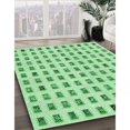 thumbnail image 3 of Ahgly Company Machine Washable Indoor Rectangle Transitional Green Area Rugs, 3' x 5', 3 of 7
