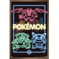 thumbnail image 1 of Pokémon - Neon Group Wall Poster, 14.725" x 22.375" Framed, 1 of 4
