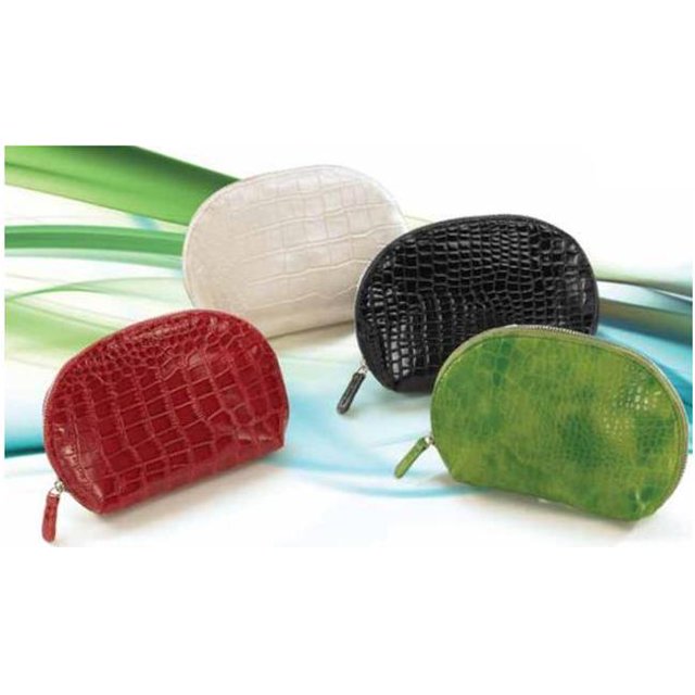 Joann Marie Designs COSCMC Trousse de Maquillage - Faux Croco Cr-me, Lot de 2