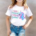 thumbnail image 2 of TZEWGL Chemise Mignonne pour Fille Garçon Imprimé Col Rond Manches Courtes Ample pour Bébés Taille 12-13T, 2 of 4