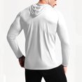 thumbnail image 4 of Gym Shirts for Men Long Sleeve UPF 50+ Sun Shirts Compression Fit Fishing Shirt Raglan Quick Drying Workout Hoodies, 4 of 5