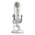 thumbnail image 1 of Blue Yeti USB Microphone for Recording, Streaming, Gaming, Podcasting on PC and Mac, Condenser Mic for Laptop or Computer with Blue VO!CE Effects, Adjustable Stand, Plug and Play - Silver, 1 of 9
