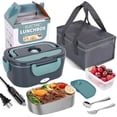 thumbnail image 1 of CUITING Electric Lunch Box Food Heater 3-In-1 Portable Food Warmer Lunch Box for Car & Home, 1 of 8