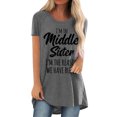 thumbnail image 1 of Pompotops Chemises Mode Décontractée pour Femmes Manches Courtes Tee-Shirt Ample Tunique Blouse, 1 of 4