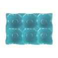 thumbnail image 1 of 6 Grids Egg Holder Ceramic Anti-Slip Egg Box Refrigerator Shockproof Egg Storage Box (Sky-blue), 1 of 8