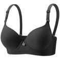 thumbnail image 2 of Kyusrd Plus Size Supportive Bra For Women'S Full Coverage Bra Adjustable Shoulder Straps Bra Soild Color Everyday Bra, 2 of 8