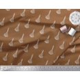 thumbnail image 2 of Soimoi Modal Satin Fabric Leaves & Floral Block Fabric Prints by Yard 42 Inch Wide, 2 of 3