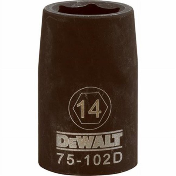 Stanley Consumer Tools 233322 0.5 in. Drive 14 mm 6 Point Impact Socket