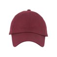 thumbnail image 2 of Top Headwear Unstructured Adjustable Dad Hat w/ Buckle - Maroon, 2 of 2