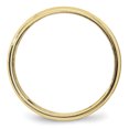 thumbnail image 2 of 10KY 5mm Milgrain Half Round Band Size 14 Size 14, 2 of 4