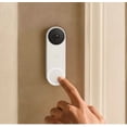 thumbnail image 2 of Refurbished Google Nest 7046702 2nd Gen Wired Video Doorbell Camera with Night Vision, Snow, 2 of 3