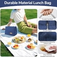 thumbnail image 4 of TIELUTT Insulated Lunch Bag for Work Reusable Thermal Tote Fruit Fridge Storage Containers Snack Storage Stashed Silicone Bags for Food Storage Food Storage Containers for Refrigerator Reusable Wrap, 4 of 4