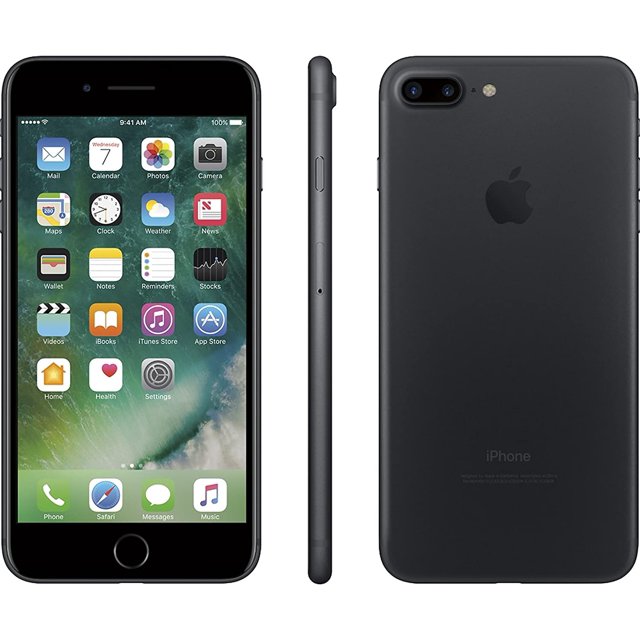 Pre-Owned Apple iPhone 7 Plus A1661 (Fully Unlocked) 128GB Matte Black (Grade C)