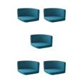 thumbnail image 3 of kurtrusly Trilateral Chair Covers Wide Application And Strong Elastic Chair Protection Made Easy Polyester Cover Chairs Decoration Bluestone blue 5Set, 3 of 6