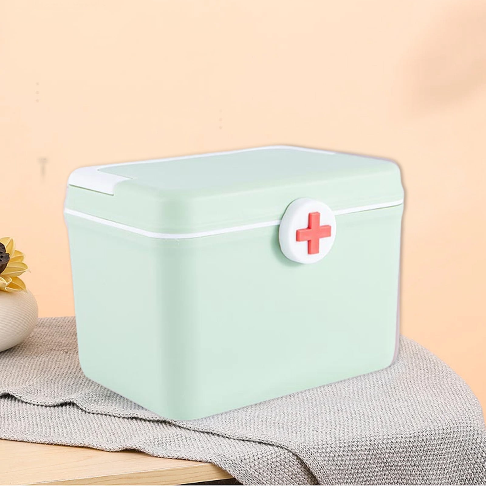 Tuitoonm First Aid Box All Purpose Portable First Aid Kit For Minor Cuts Scrapes Sprains & Burns Ideal For Home Car Travel Camping And Outdoor Emergencies
