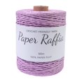 thumbnail image 1 of Abbracc Raffia Paper Ribbon Paper Rope Round Twine String 300M/328 Yards Yarn Thread Raffia Ribbon for Crocheting Bags Nesting Basket Light Violet, 1 of 9
