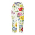 thumbnail image 5 of LSLJS Cadeaux pour Maman Pantalon Harlan Décontracté pour Femmes avec Cordon de Serrage Poches à Lacets Pantalon Court Imprimé Mode Pantalon de Travail pour Femmes, 5 of 5