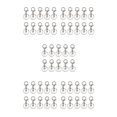 thumbnail image 3 of VONKY 10pack/lot multifunctional Metal Key Chain Snap Hooks For DIY Jewelry Accessories WhiteK lobster +spla 5Set, 3 of 6