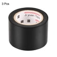 thumbnail image 3 of Uxcell 4cmx12m Non-Adhesive Protector Wrap Pipe Protective Tape Black 3Pack, 3 of 5