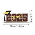 thumbnail image 1 of Tumotour 2025 Graduation Season Party Ceremony Home School Graduation Decoration Wood Table Decoration, 1 of 4