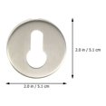 thumbnail image 4 of Couvercle de Trou de Serrure en Acier Inoxydable pour Porte avec Protection contre la Rouille et les Intempéries 2 Ensembles Argent, 4 of 8