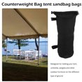 thumbnail image 3 of 2 Pcs Sac de Sable Fixe pour Parasol Durable Imperméable pour Tente Sac de Sable (Noir), 3 of 8