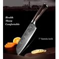 thumbnail image 4 of 3Pcs Damascus Steel Knife, 4 of 26