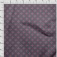 thumbnail image 3 of oneOone Silk Tabby Fabric Leaves & Geometric Block Print Sewing Fabric BTY 42 Inch Wide, 3 of 4