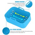 thumbnail image 2 of 2 Pack Air Fryer Silicone Pots, Reusable Rectangle Food Grade Replacement Silicone Air Fryer Bowl, 2 of 7