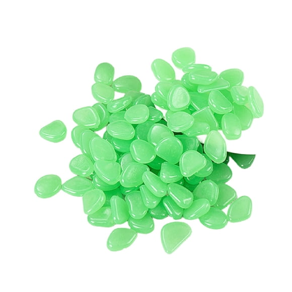 Aqestyerly Colorful Luminous Garden Stones,Glow In Dark Outdoor Decoration,Aquarium Fish Tank Decor
