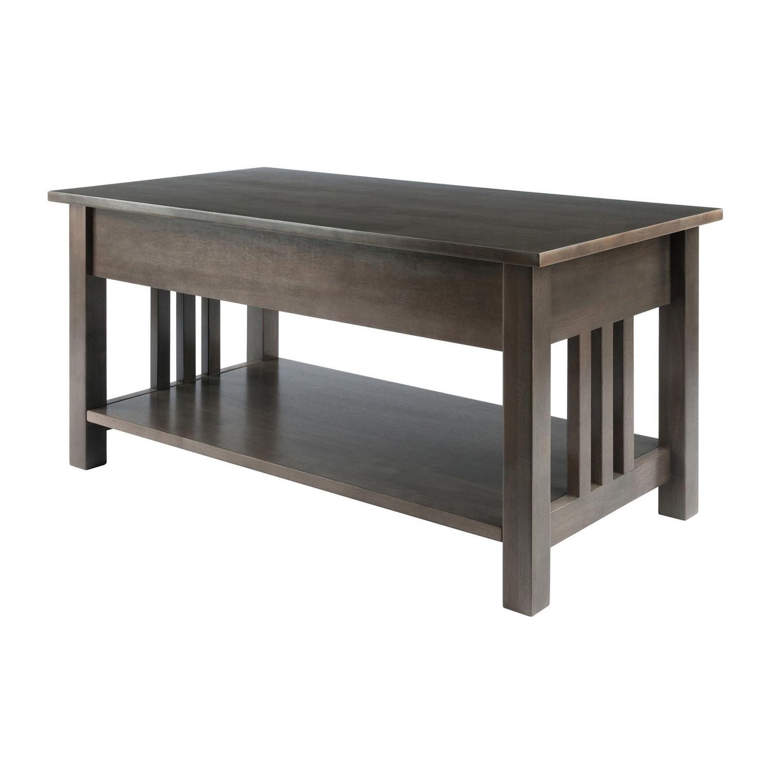 Winsome Table basse Stafford fini Gris huître