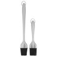 thumbnail image 2 of Home Supplies,2Pcs/Set Stainless Steel Oil Cooking Tools Silicone Brush Unbeatable Value, 2 of 14