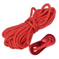 thumbnail image 2 of Amdohai 3mm 13ft Tent Cord Tensioner Set Reflective Rope with Adjuster Camping Canopy Tent Guyline, 2 of 7