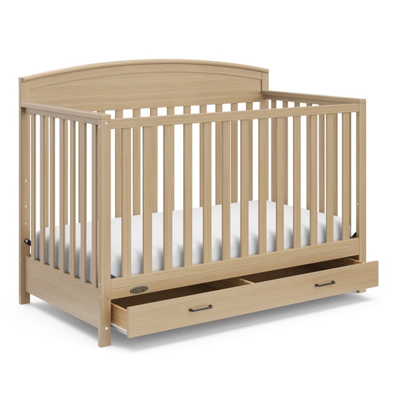 Lit de Bébé avec Tiroir Benton de Graco, Bois flotté