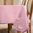 thumbnail image 1 of BALCONY & FALCON Nappe Rectangulaire en Faux Lin Résistante à l'Eau pour Pâques Printemps Jardinage Repas en Plein Air Rose Pâle 57 x 85, 1 of 6