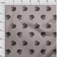 thumbnail image 3 of oneOone Polyester Spandex Black Fabric Floral Craft Projects Decor Fabric Printed By The Yard 56 Inch Wide, 3 of 4