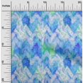 thumbnail image 2 of oneOone Polyester Lycra Medium Blue Fabric Swirl & Mandala Sewing Craft Projects Fabric Prints By Yard 56 Inch Wide, 2 of 4