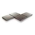 thumbnail image 3 of Kozy Kitchen Coaster Set, Premium Granite Coasters, Double-Polished Multi-Functional Drink Coasters, 100% Natural Granite Stone (8, Black Granite - Square), 3 of 4