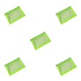 thumbnail image 2 of Decodeary Pochette Durable pour Organiser des Documents au Bureau Pochette Portable Zippée Vert Fluorescent 5ensemble, 2 of 6