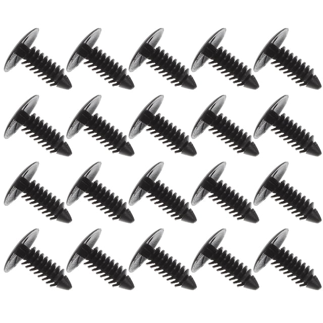 Miangastore 100 Pcs Goupille de Retenue Remplacement Goupille de Poussée Garniture de Porte Automobile Vis de Fixation