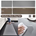 thumbnail image 2 of Pluokvzr Kitchen Mats Rug Anti Fatigue Standing Mat Oil Resistant Floor Mats for Kitchen Office, 2 of 9